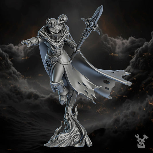 Battle Sisters Avatar Of The Mourner, proxy miniature, character, 28mm heroic scale unpainted, view 2