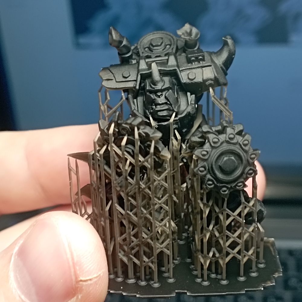 Orks Heavy Strikerz Posse, proxy miniature, vehicle, 28mm heroic scale unpainted resin, view 10