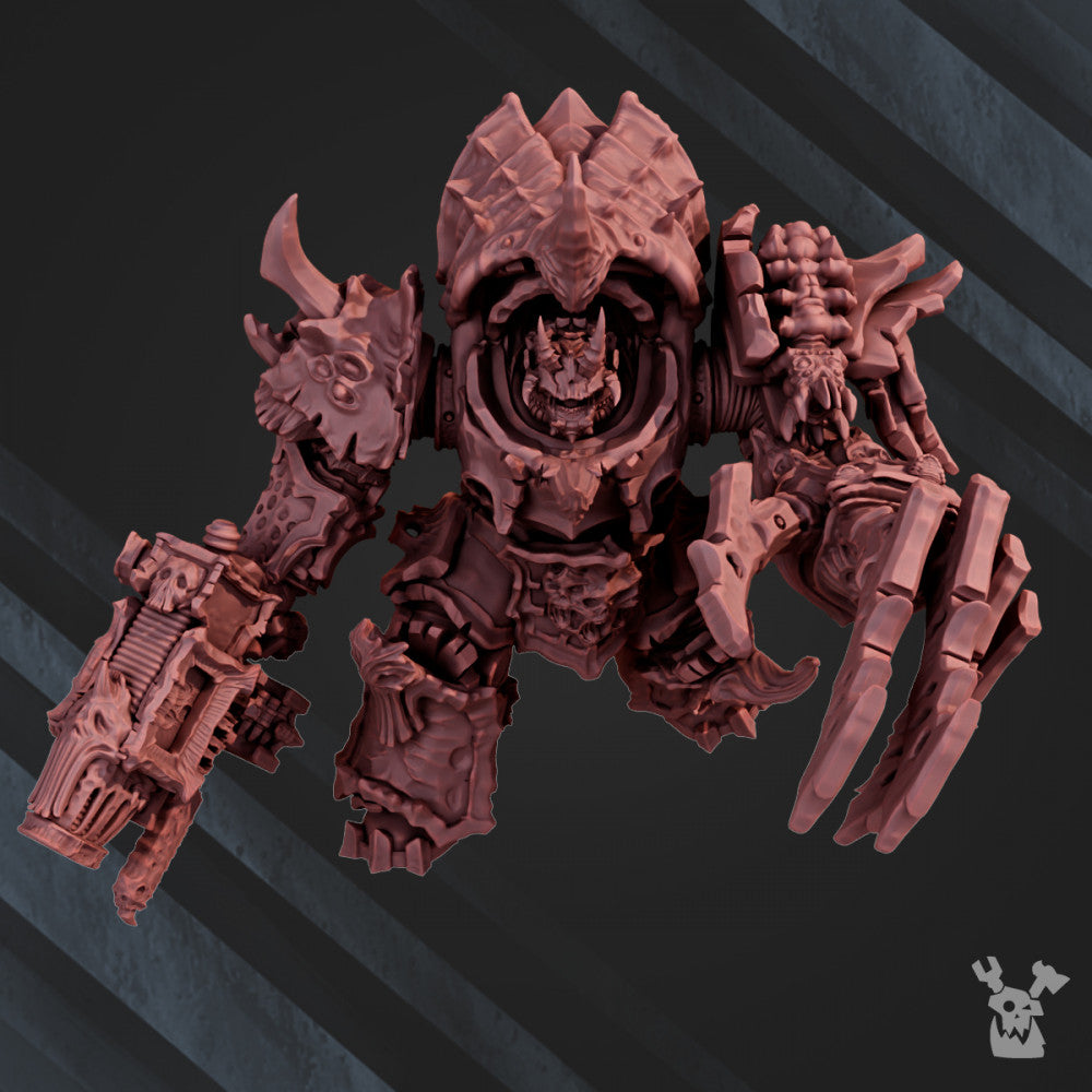 Plague Knights Destroyer Squad, proxy miniature, 28mm heroic scale unpainted resin, view 10