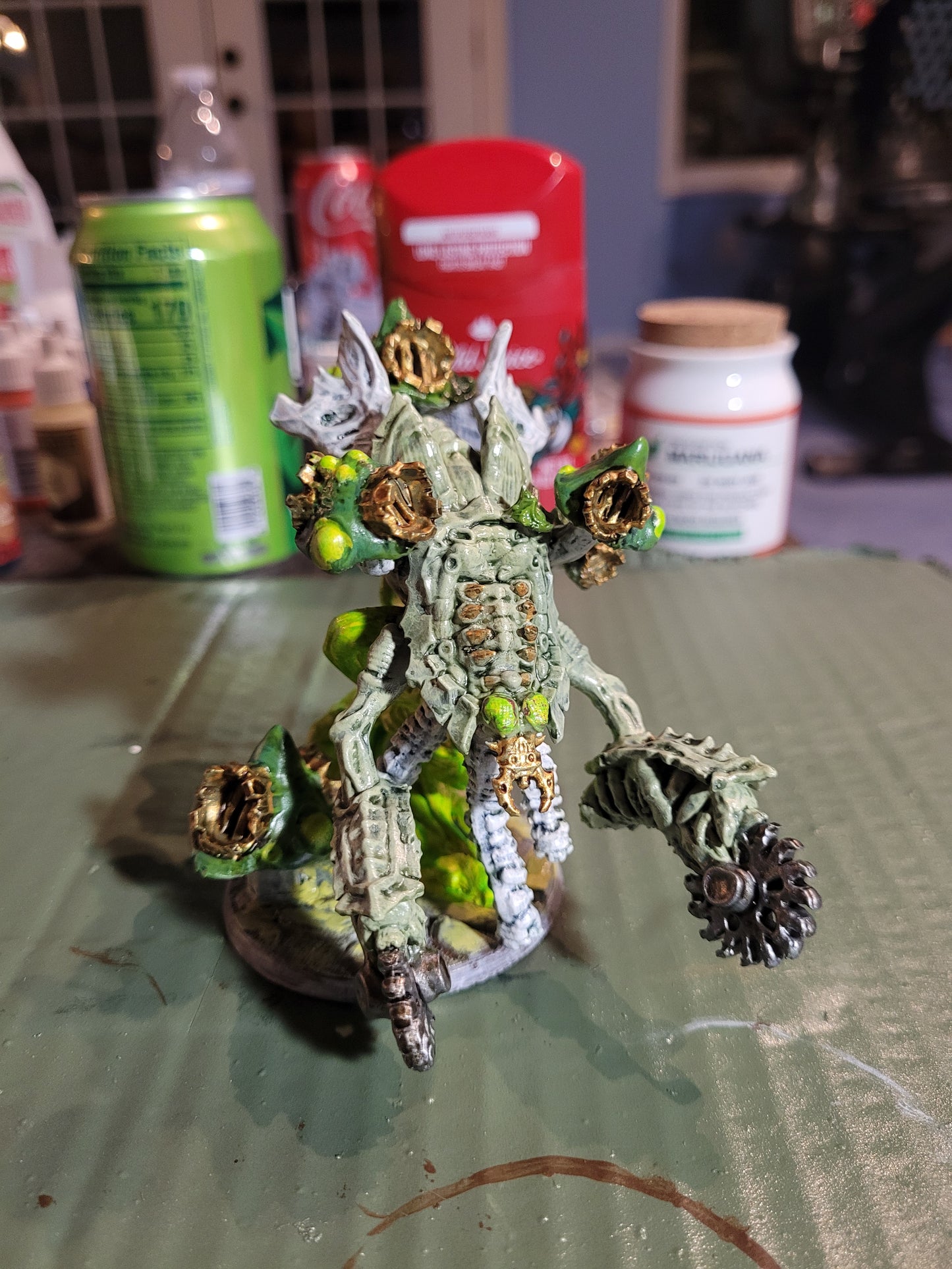 Plague Knights Drone, proxy miniature, 28mm heroic scale unpainted resin, view 4
