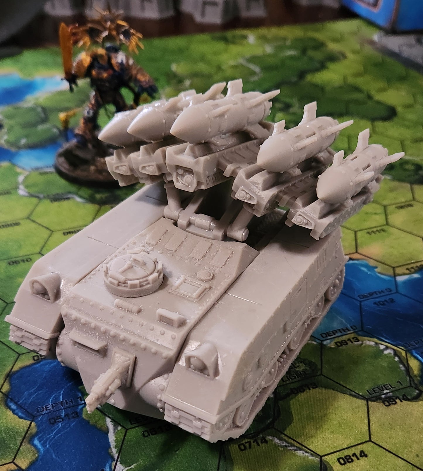 Firstborn Rodina Tzar, Imperial Army proxy miniature, 28mm heroic scale unpainted resin, view 3