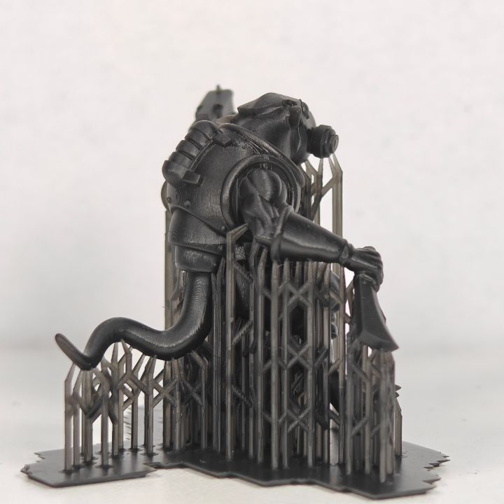 Tech Priests Miner, 28mm heroic scale unpainted resin, view 9