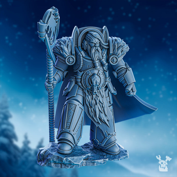 Wolf Knights Wanilla Ice Scream, proxy miniature, 28mm heroic scale unpainted resin, view 3