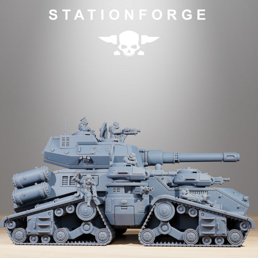 Grim Guard Monolith Builder Kit, Imperial Army proxy miniature, infantry, 28mm heroic scale unpainted resin, view 2