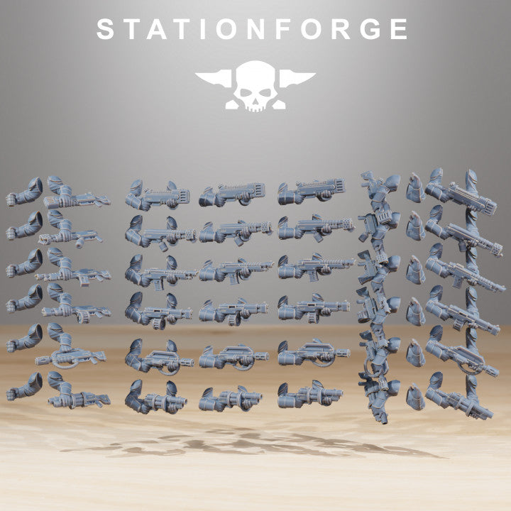 Imperial Army Vaskar Infantry Builder Kit (12 Units), 28mm heroic scale unpainted resin, view 10