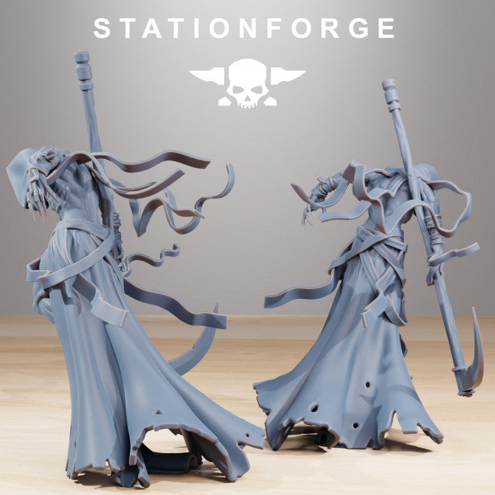 Necro Void Deity, proxy miniature, 28mm heroic scale unpainted resin, view 5