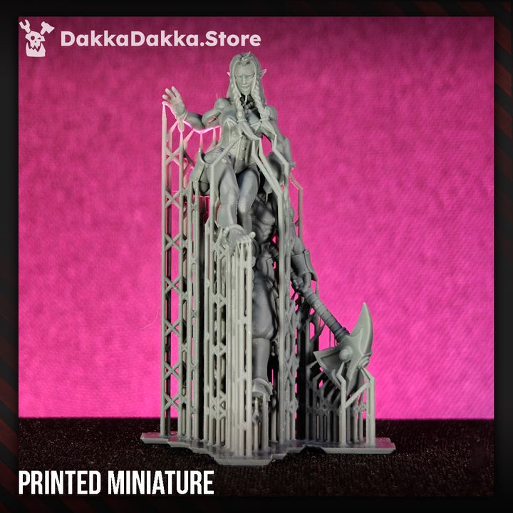 Pleasure Knights Nebula Keeper Of Disorder, proxy miniature, infantry, 28mm heroic scale unpainted, view 5