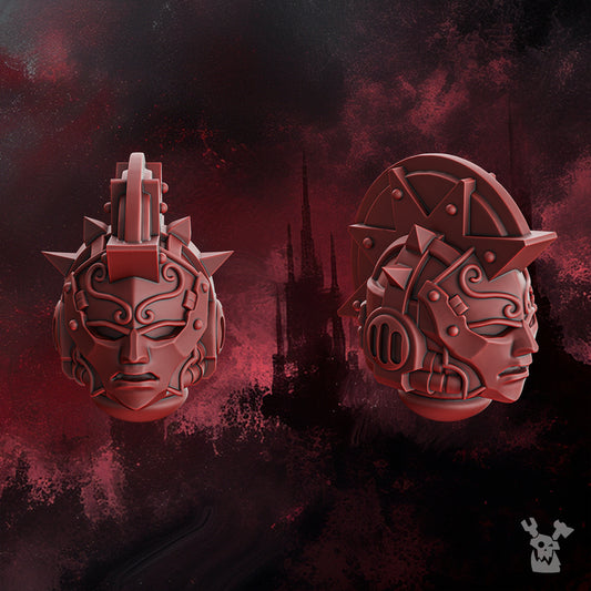 Crimson Knights Captain Darius, proxy miniature, character, 28mm heroic scale unpainted resin, view 2