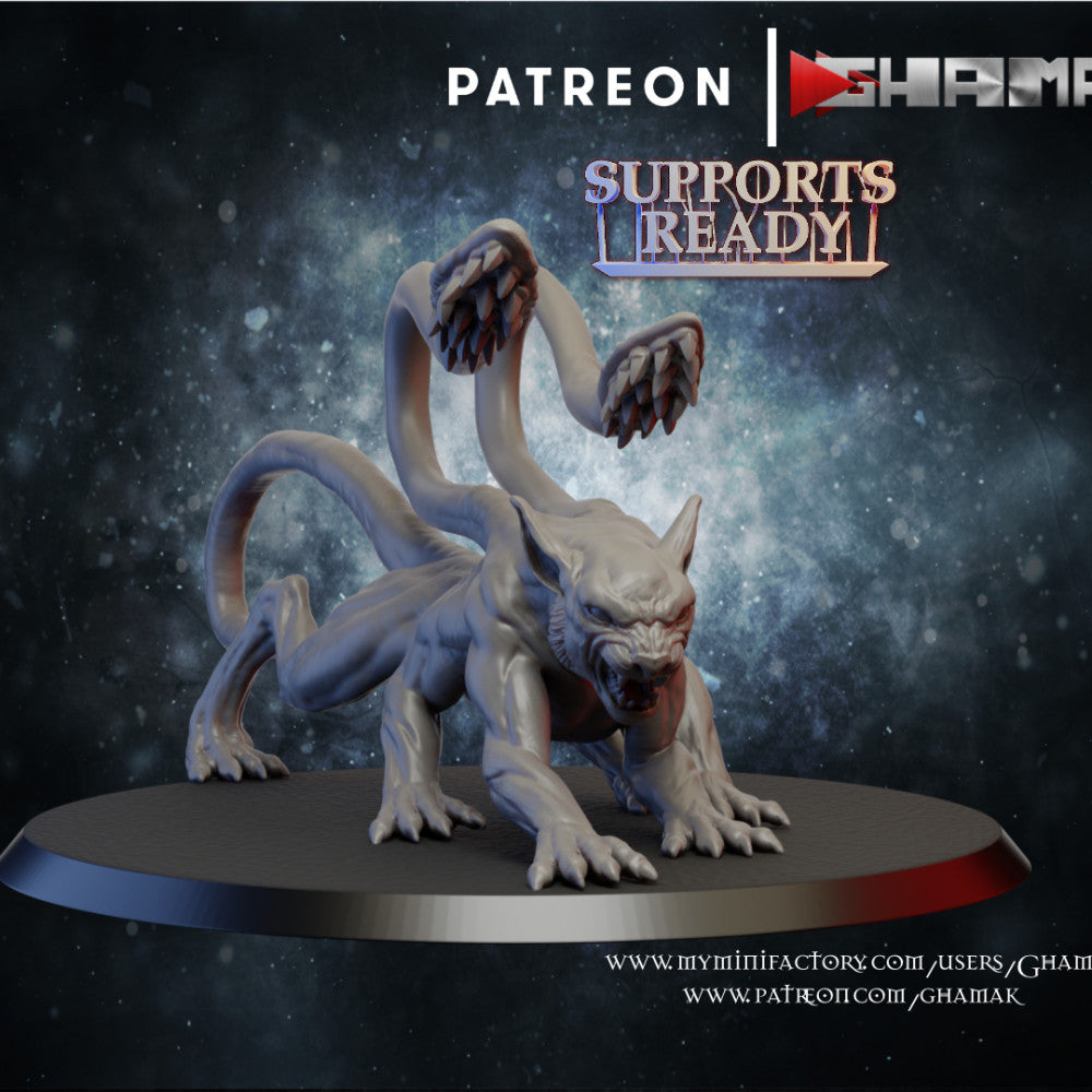 Big Cat 2, resin miniature, 28mm heroic scale unpainted resin