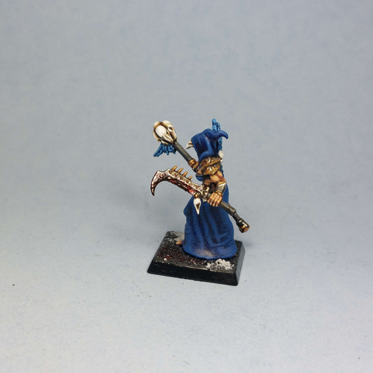 Female Cultist, resin miniature, 28mm heroic scale unpainted resin, view 3