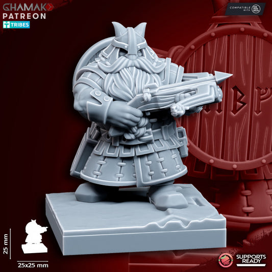 Clan Crossbowmen (10 Units), resin miniature, 28mm heroic scale unpainted resin, view 10