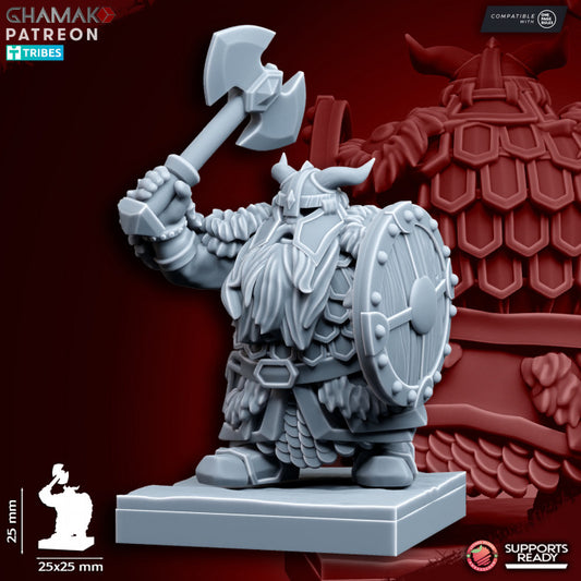 Clan Thanes (10 Units), resin miniature, 28mm heroic scale unpainted resin, view 9