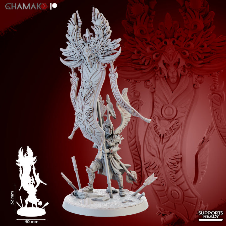 Vexillum, resin miniature, 28mm heroic scale unpainted resin
