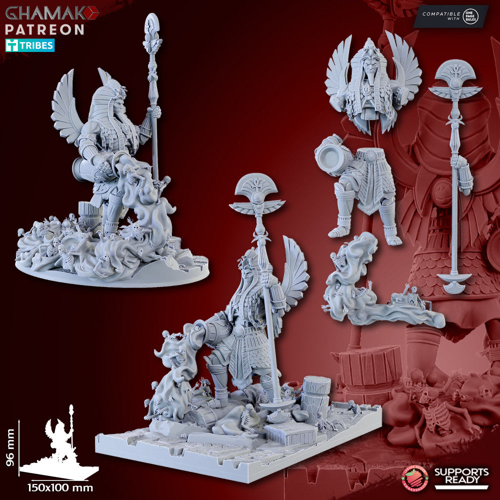 Nomarch Titans, resin miniature, 28mm heroic scale unpainted resin, view 3