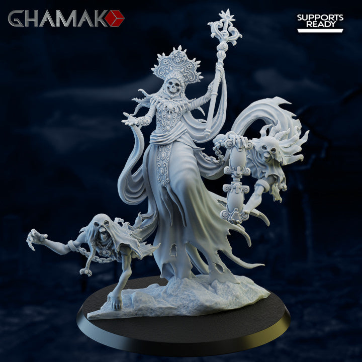 Ethereal Mourning, resin miniature, 28mm heroic scale unpainted resin