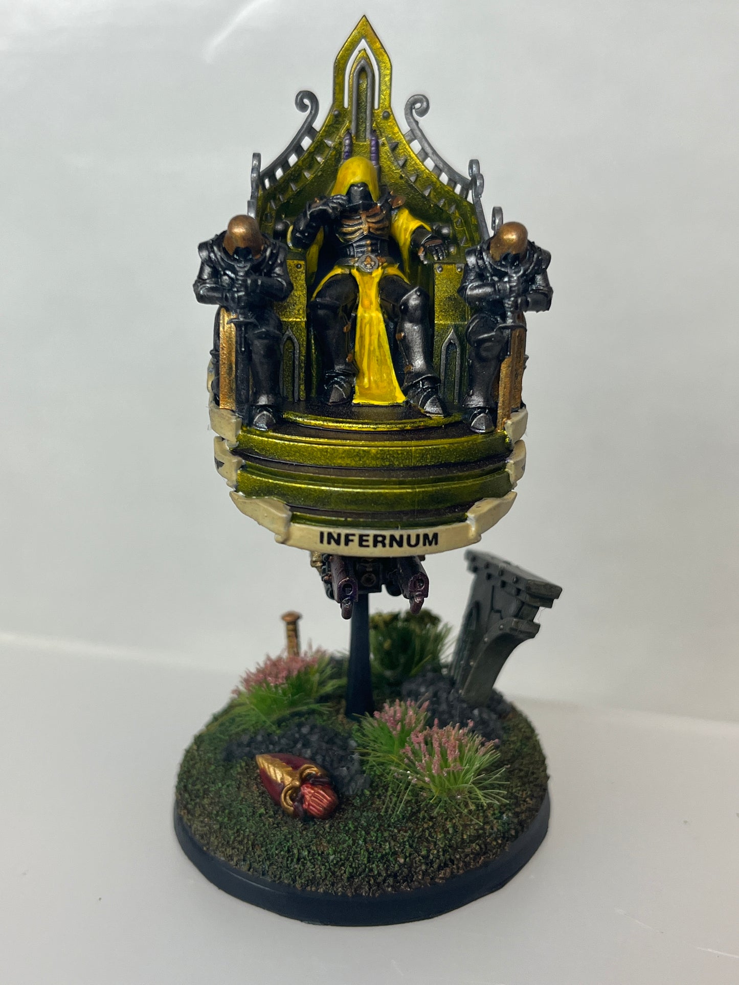 Battle Sisters Furtea Dominus, proxy miniature, 28mm heroic scale unpainted resin, view 5