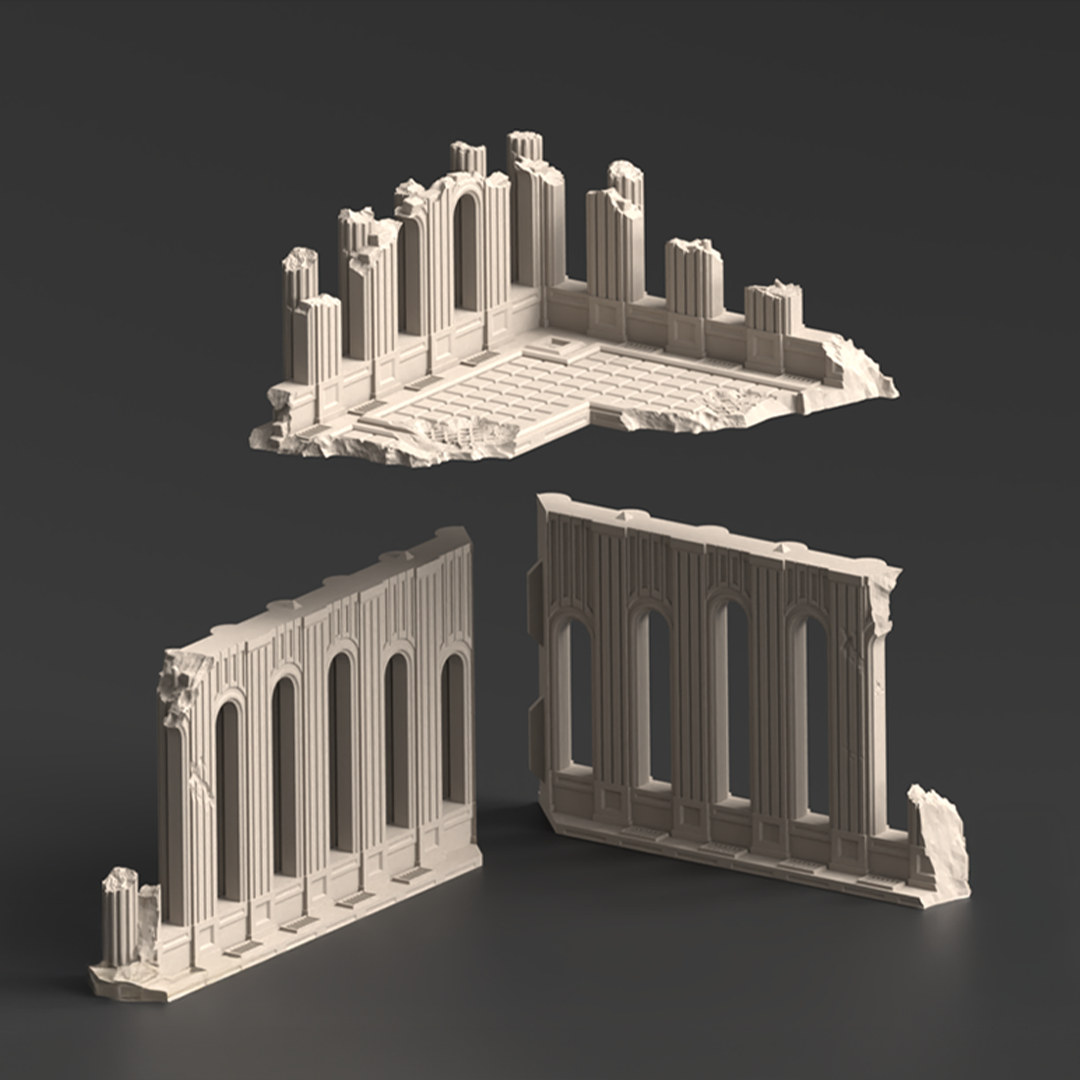 Ruines d'angle, Armoria
