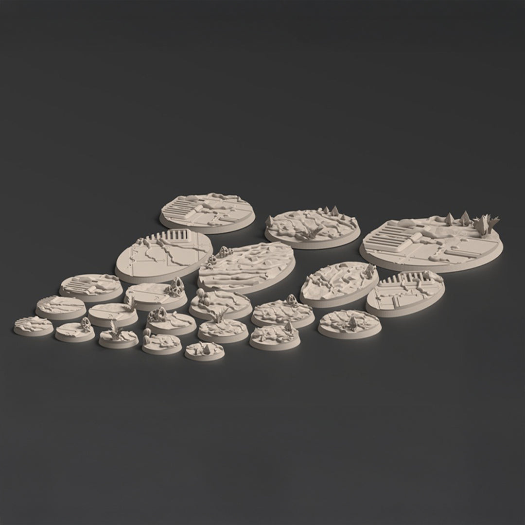 Galutia FDM Miniature Bases (25mm-90mm)