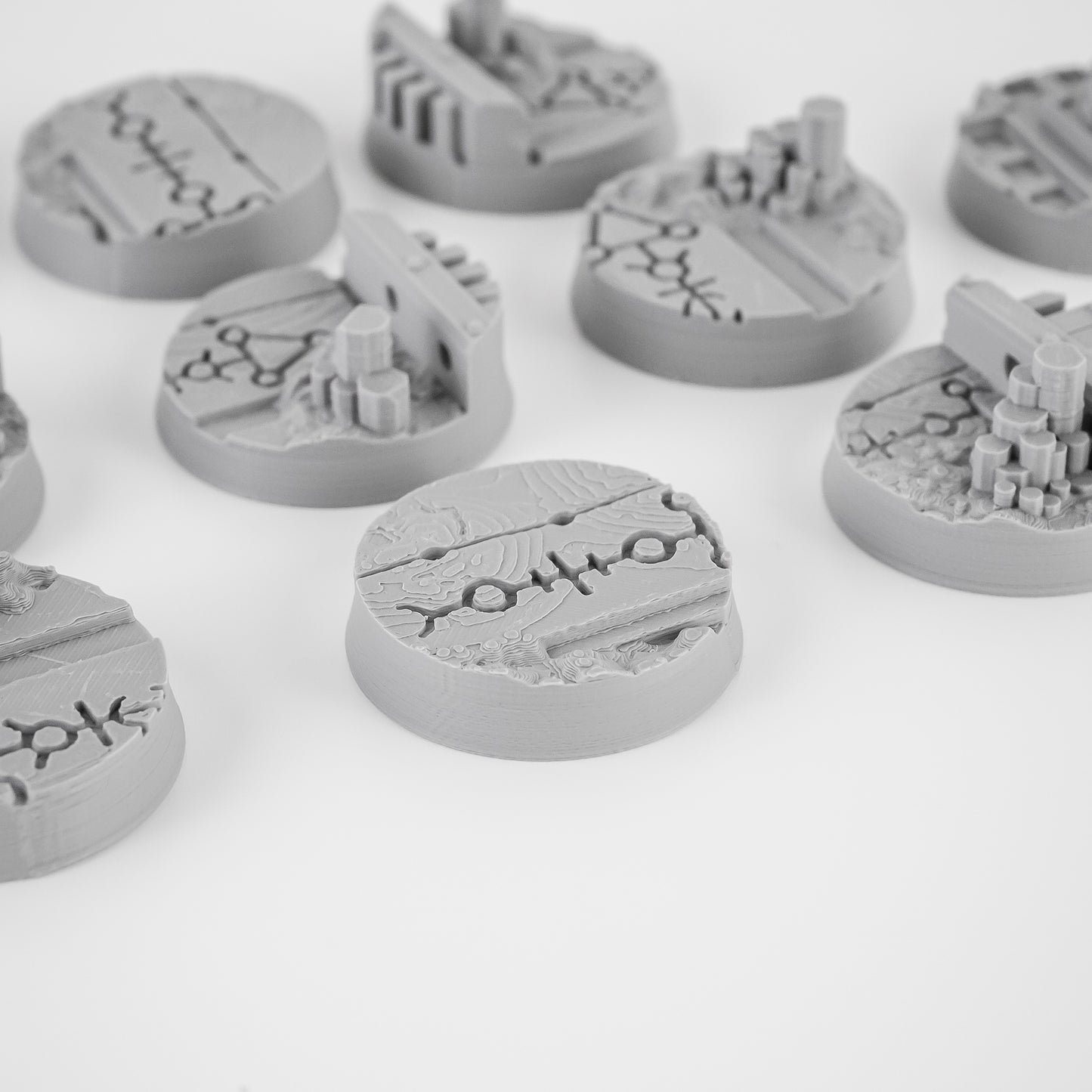Vharaq Null FDM Miniature Bases (25mm-90mm)