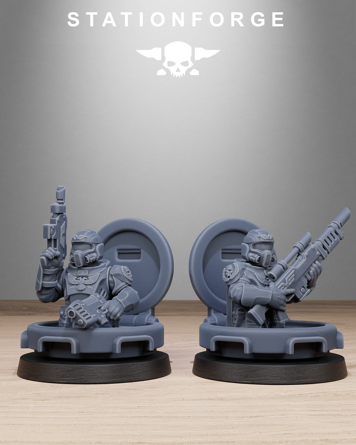 Imperial Army Vaskar Tank Commander, proxy miniature, character, 28mm heroic scale unpainted resin