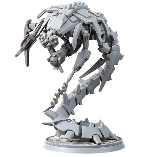 Necro Wraith, proxy miniature, 28mm heroic scale unpainted resin, view 2