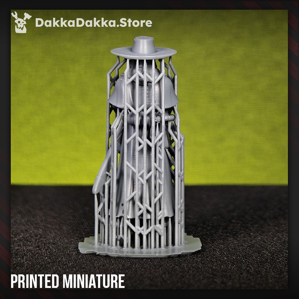 Trench Warfare Torquemadas Priest, proxy miniature, character, 28mm heroic scale unpainted resin, view 10
