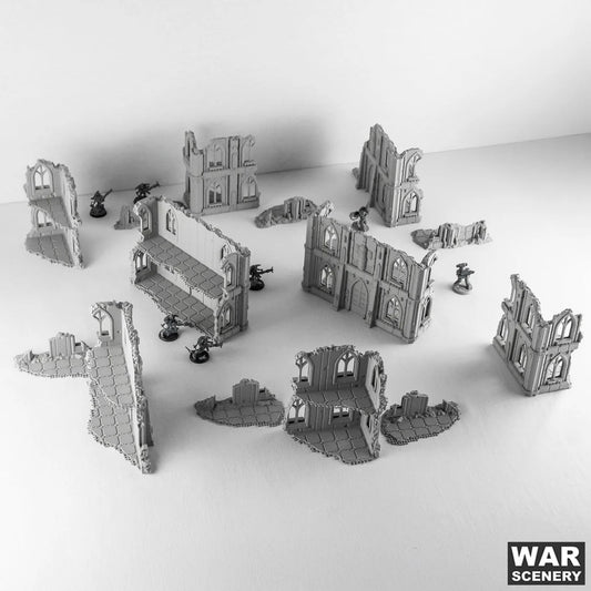 Castograd Warehouse - 11th Edition Terrain Set - MiniForge