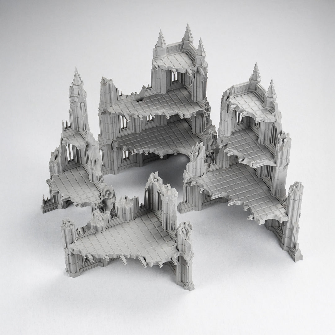 Corner Ruins Bundle, Emerita - Terrain Bundle - MiniForge