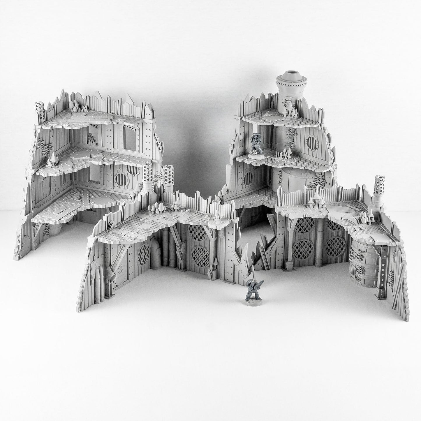 Corner Ruins Bundle, Ork Fungus Farm - MiniForge
