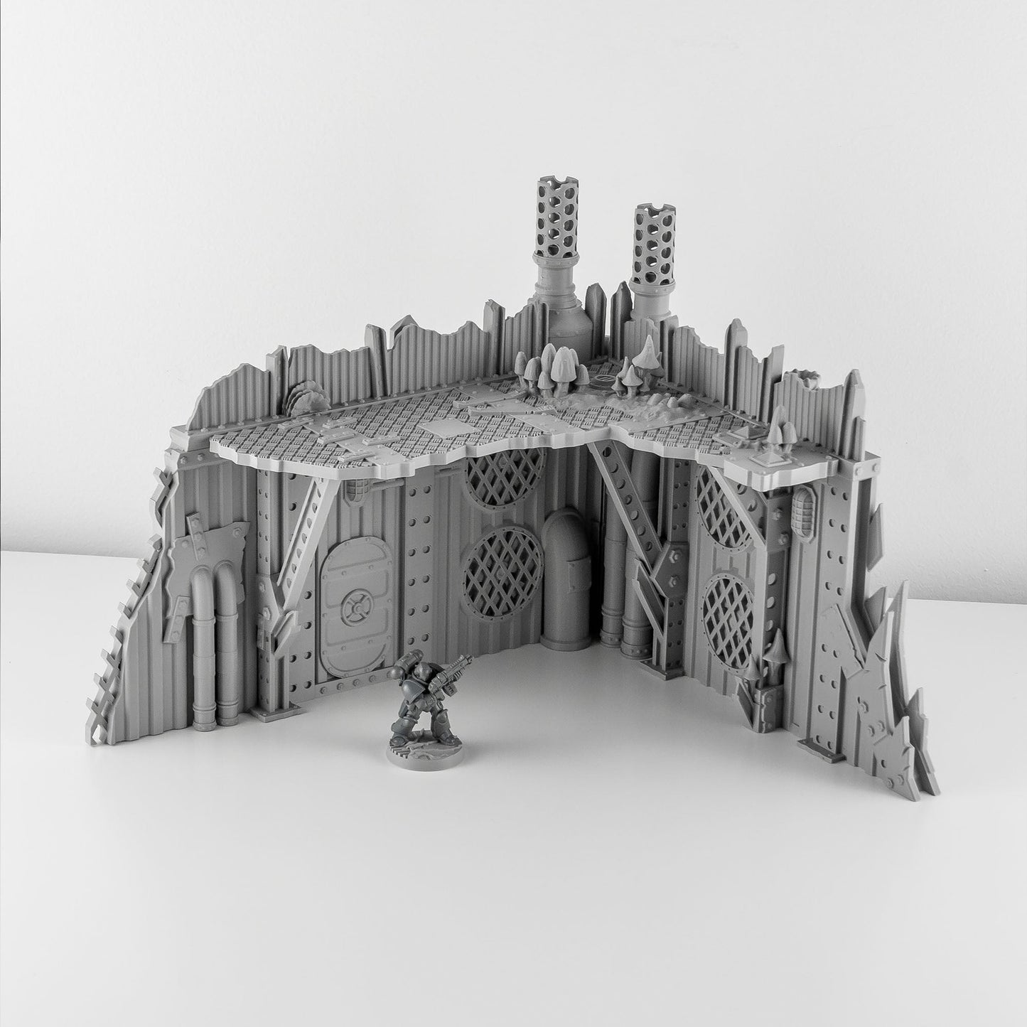 Corner Ruins Bundle, Ork Fungus Farm - MiniForge