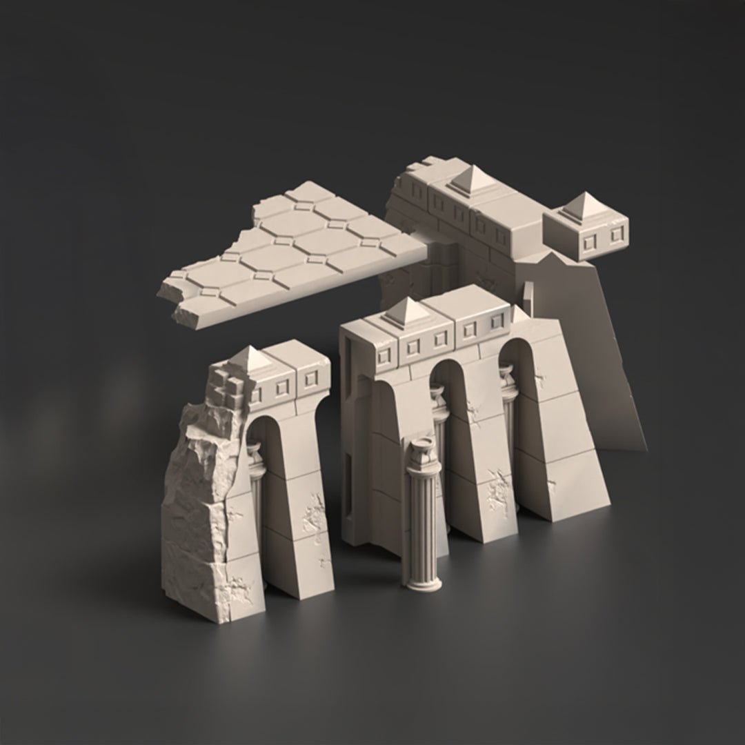 Corner Ruins, Krotone in Flames - MiniForge