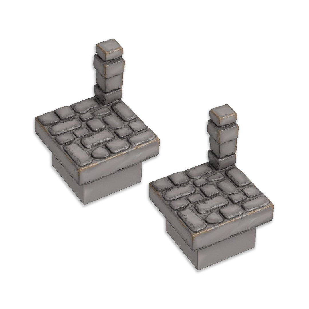 Corner Wall (2 Pack), Ultimate Dungeon - MiniForge