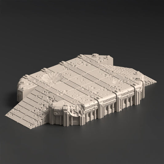Damaged Landing Pad 2, Phoebian V Airfield - MiniForge