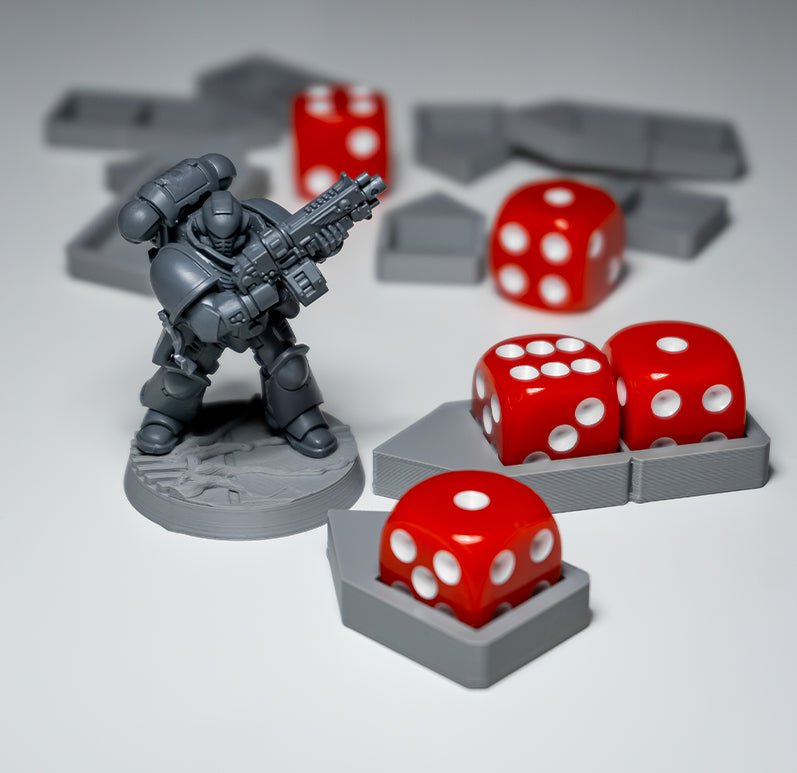 Dice Wound Markers 12 - 16mm (10 Pack) - MiniForge