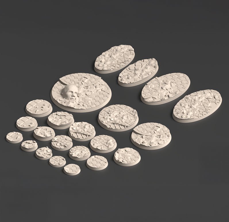 Emerita FDM Miniature Bases (25mm - 90mm) - MiniForge