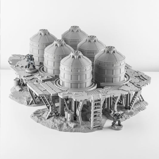 Fungus Tanks, Ork Fungus Farm - MiniForge