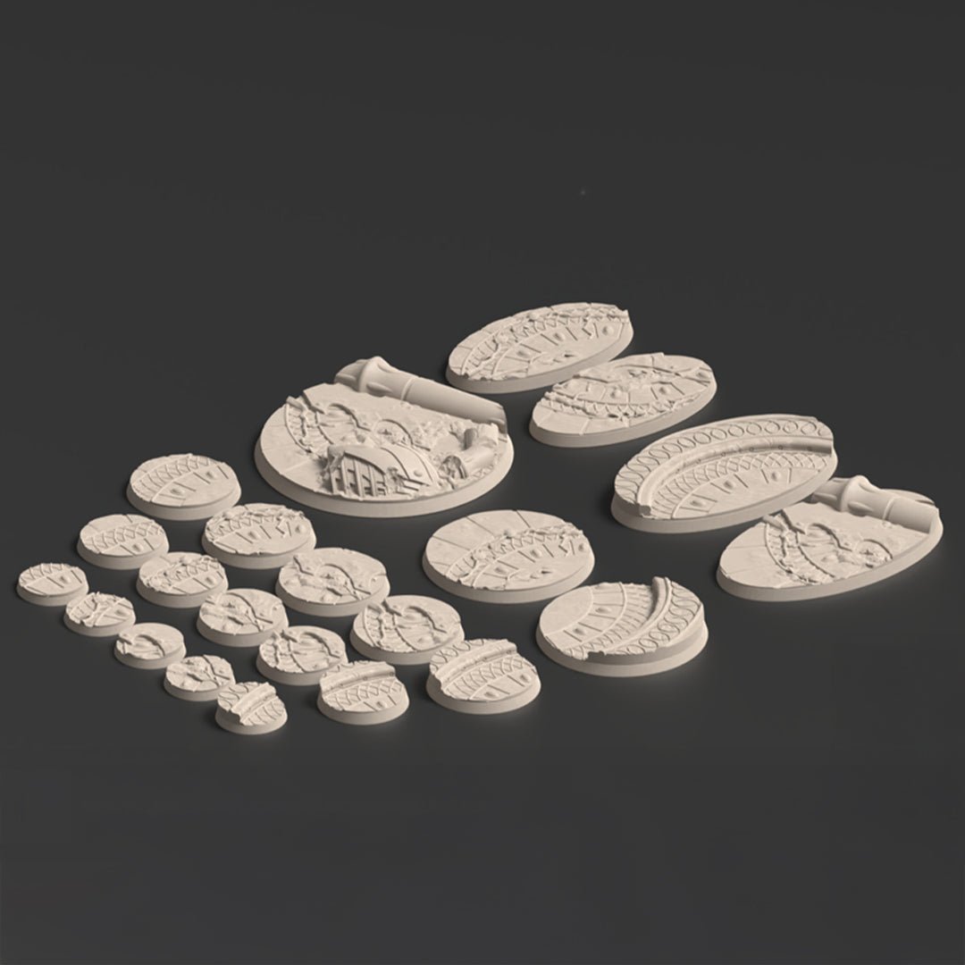 Lyntrath FDM Miniature Bases (25mm - 90mm) - MiniForge