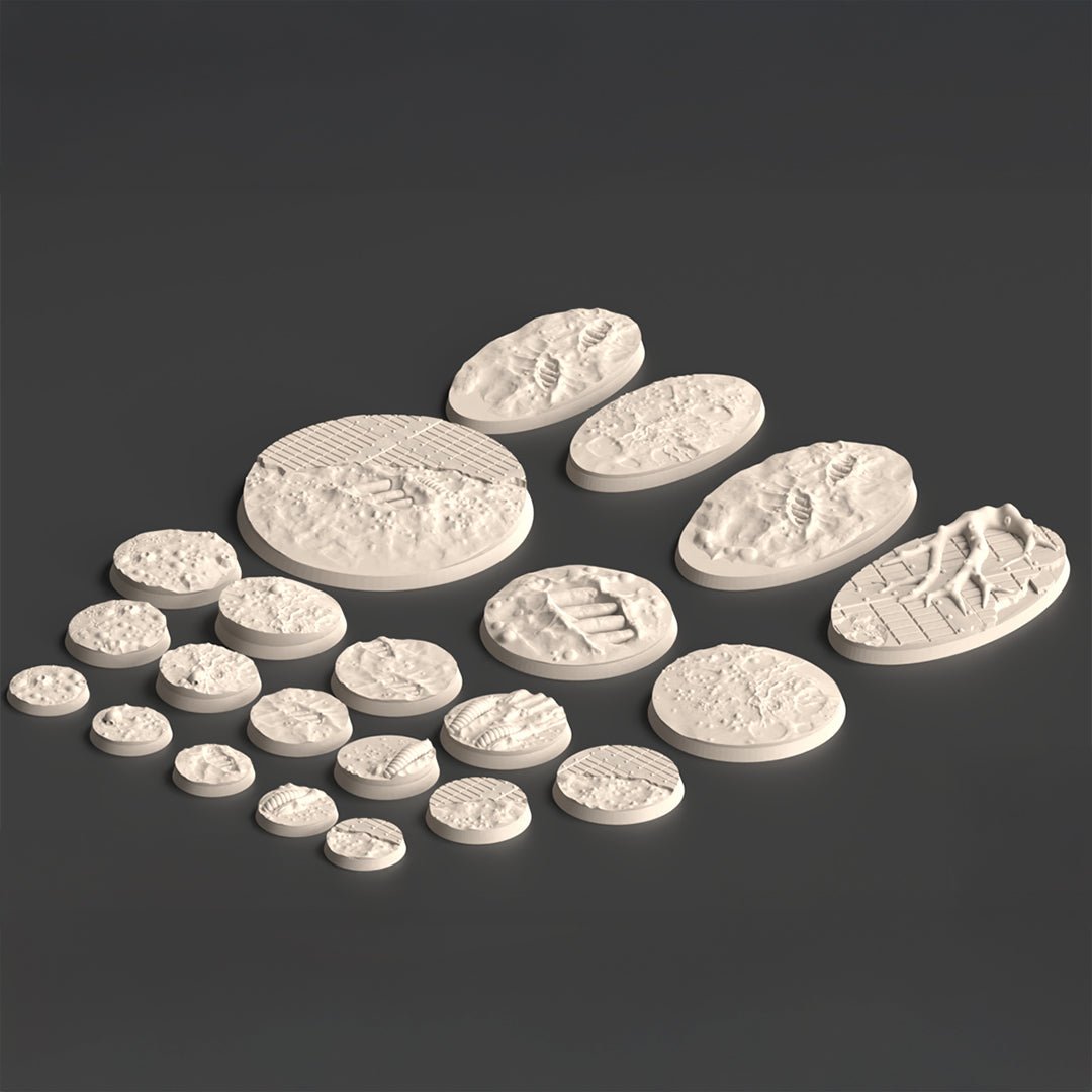 Miasma FDM Miniature Bases (25mm - 90mm) - MiniForge