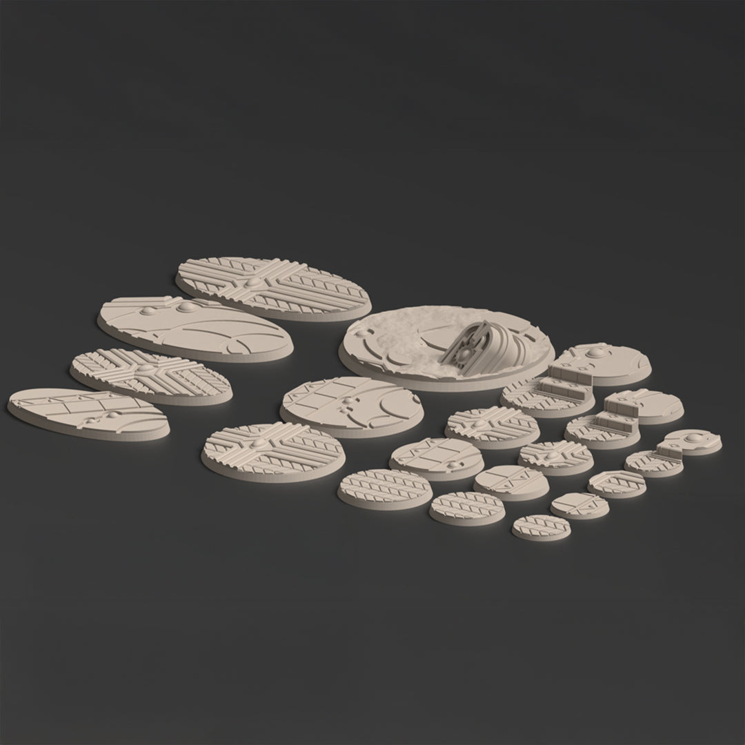 Krotone FDM Miniature Bases (25mm-90mm)