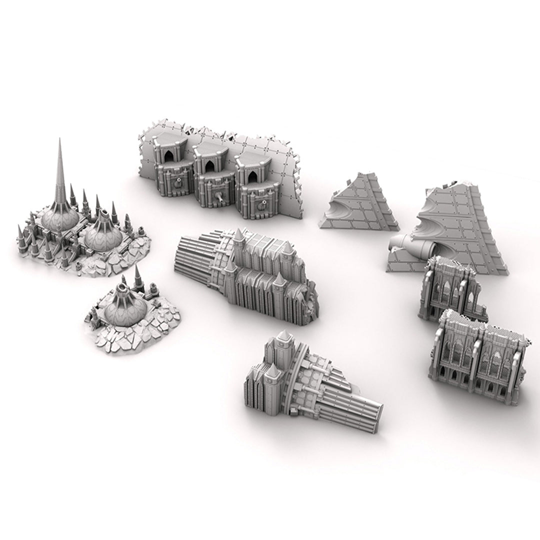 Pack de terrains pour vaisseau amiral Abyssal Redeemer Crashed