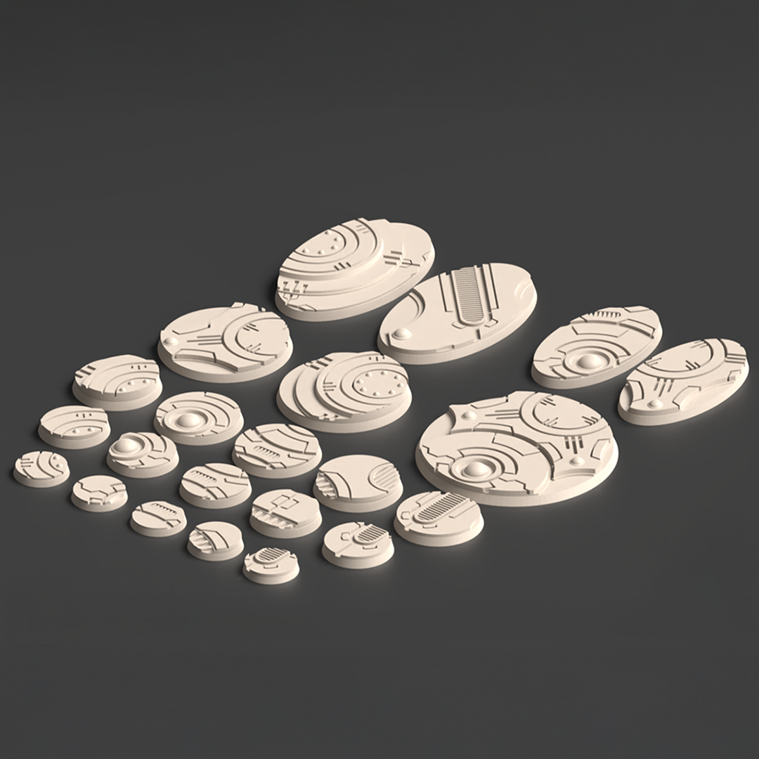 Ivdyris FDM Miniature Bases (25mm-90mm)