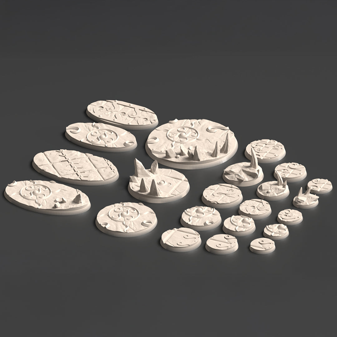 Ithyria FDM Miniature Bases (25mm-90mm)