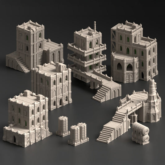 Omnis, Prime Hive District - Terrain Bundle - MiniForge