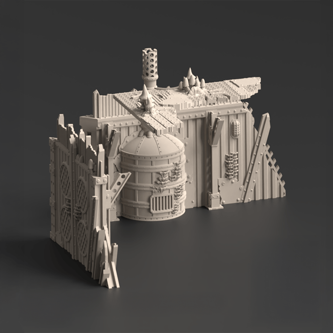 Ork Corner Ruins 2, Ork Fungus Farm - MiniForge