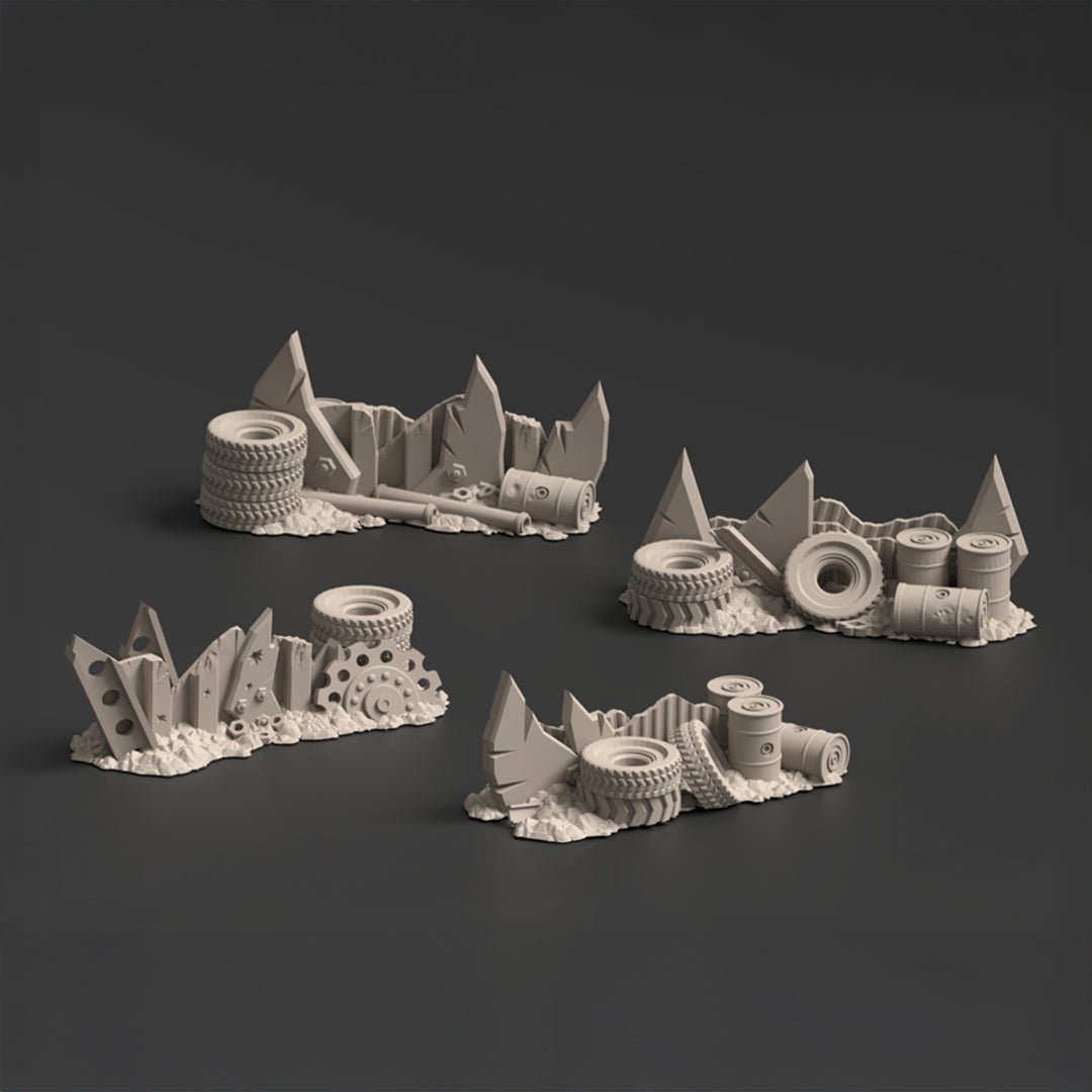 Ork Obstacles, Warpzel - 1A Settlement - MiniForge