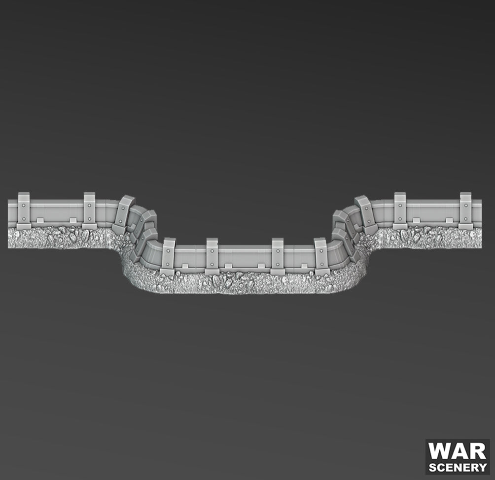 Trenches & Tank Ditches, Apocalypse Fortress - MiniForge