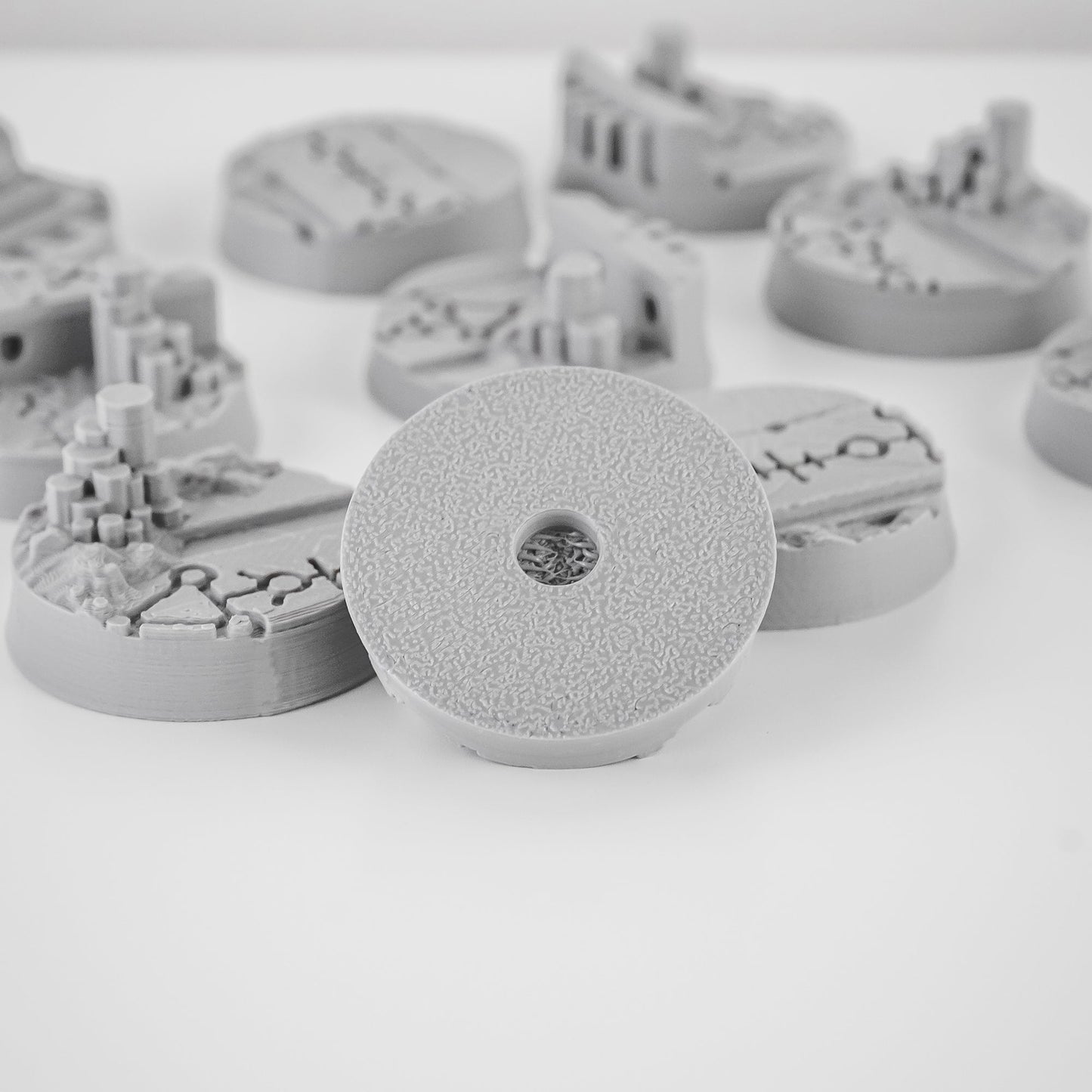 Vharaq Null FDM Miniature Bases (25mm - 90mm) - MiniForge