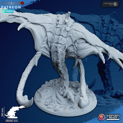 Bio Swarm Polistes Carnifex (4 Units), proxy miniature, squad, 28mm heroic scale unpainted resin, view 3