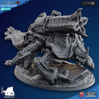Bio Swarm Plasmatic Hulk, proxy miniature, monster, 28mm heroic scale unpainted resin