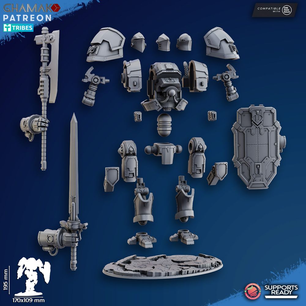 Imperial Titan Guardian, Titans proxy miniature, walker, 28mm heroic scale unpainted resin, view 3